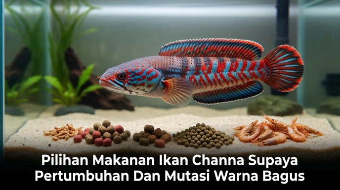 Pilihan Makanan Ikan Channa Supaya Pertumbuhan Dan Mutasi Warna Bagus